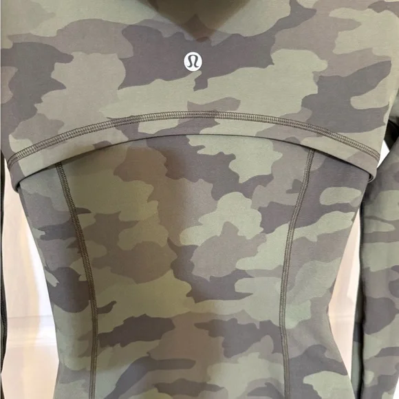 Lululemon Hooded Define Jacket Nulu Heritage 365 Camo Green Twill 6 - Picture 6 of 12